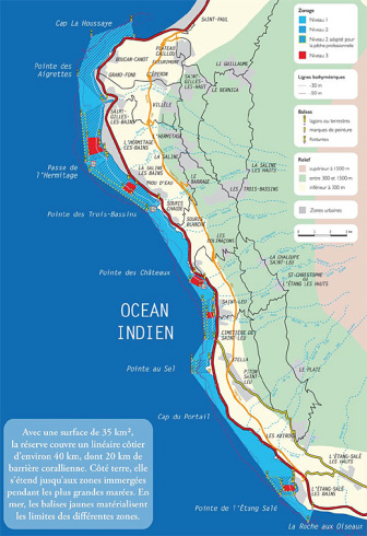 Réserve marine de La Réunion et facteur humain.