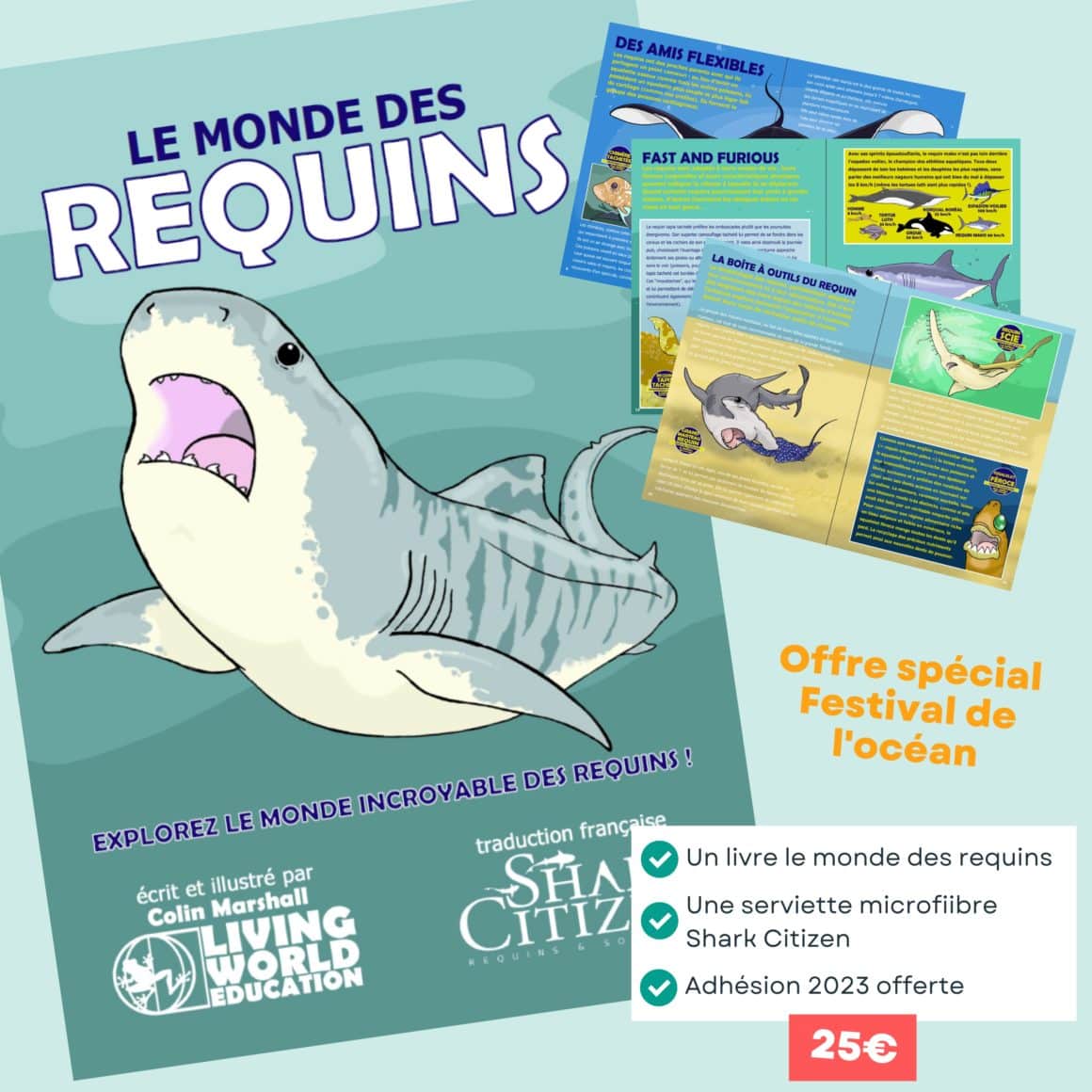 Livre: Le monde des requins